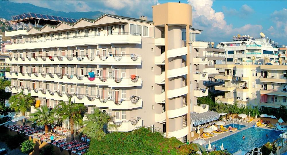 Hedef Kleopatra Golden Sun Hotel Alanya Exterior foto